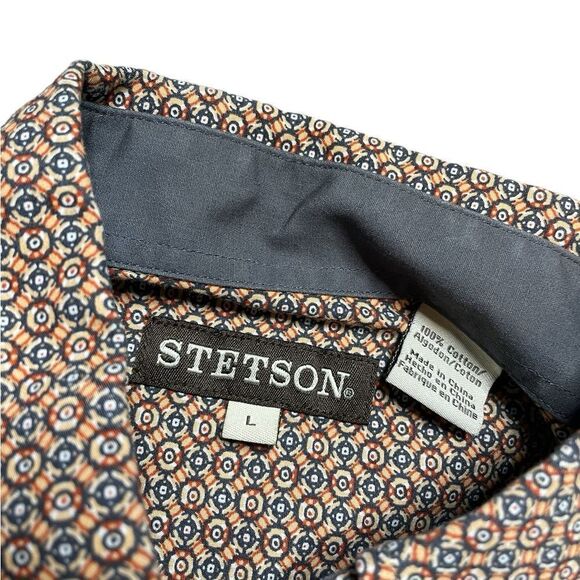 STETSON Western Button Down Shirt Size Large - Picture 8 of 8